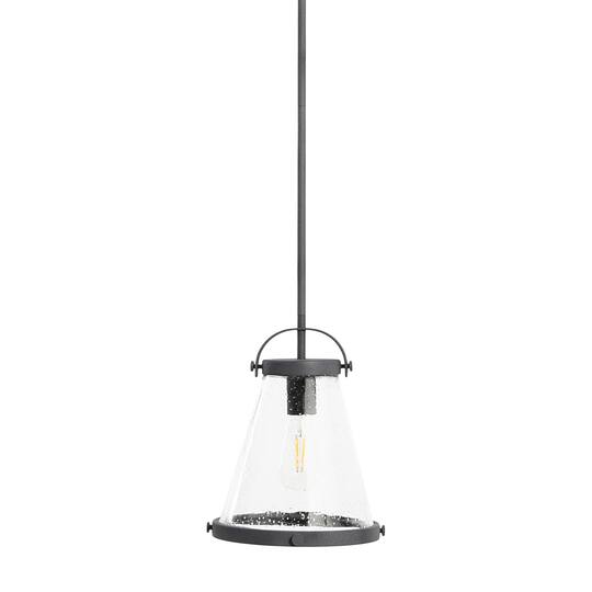 Hello Honey® Robert Stevenson Lighting Wesley Metal & Seedy Glass Ceiling Light